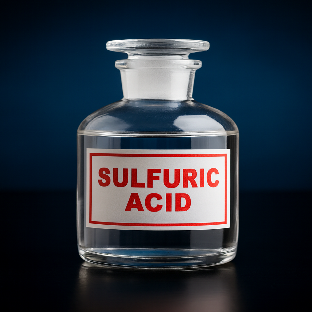 Sulphuric Acid - Boiling Point: 110 Degree Celcius