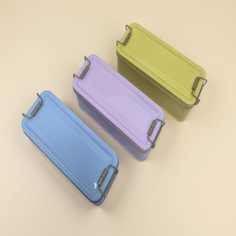 Rectangle tin/metal iron rectangular gift package box/Tea Powder Tin