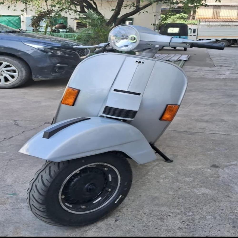 Electric Scooter - Color: Red And Silver