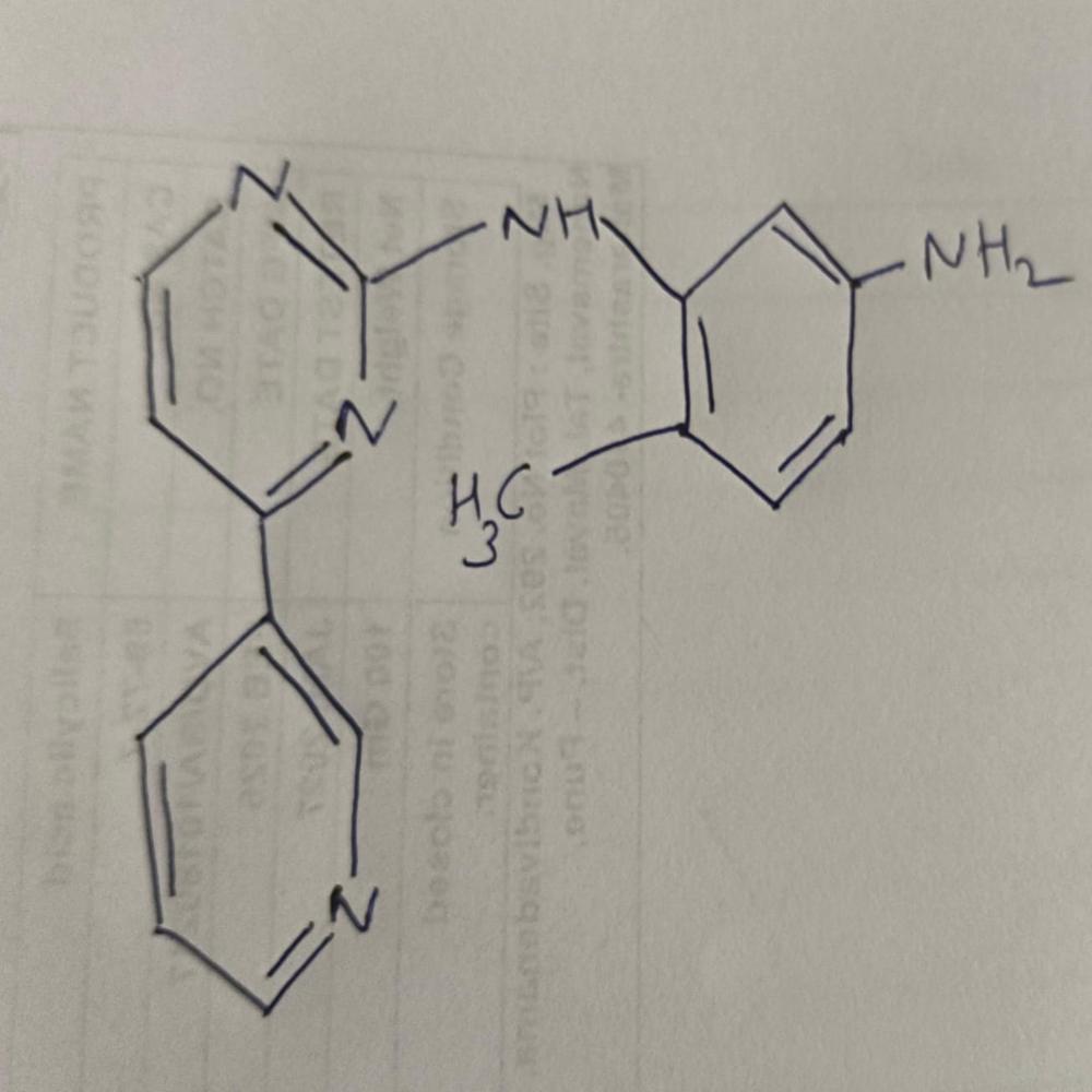 N-(5-amino-2-methylphenl)-4-(3 pyridyl)-2- pyrimidine-amine