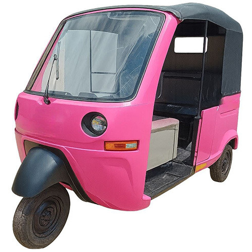 3 Plus 1 High Speed Electric Auto Rickshaw With Lifepo4 Battery And Charger-Steel Body