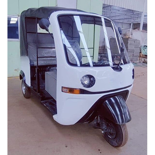 3 Plus 1 High Speed Electric Auto Rickshaw With Lifepo4 Battery And Charger-Steel Body