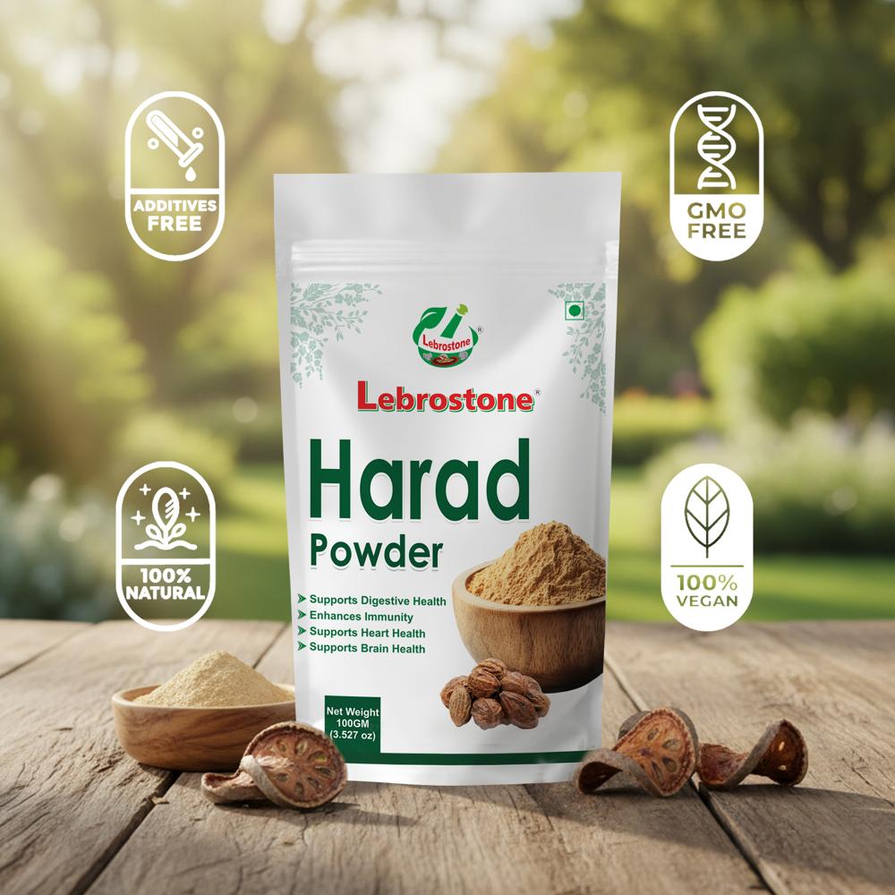 Lebrostone Harad Whole Powder Pure & Natural | For Constipation Relief, Skin Glow & Gut Health| 100g
