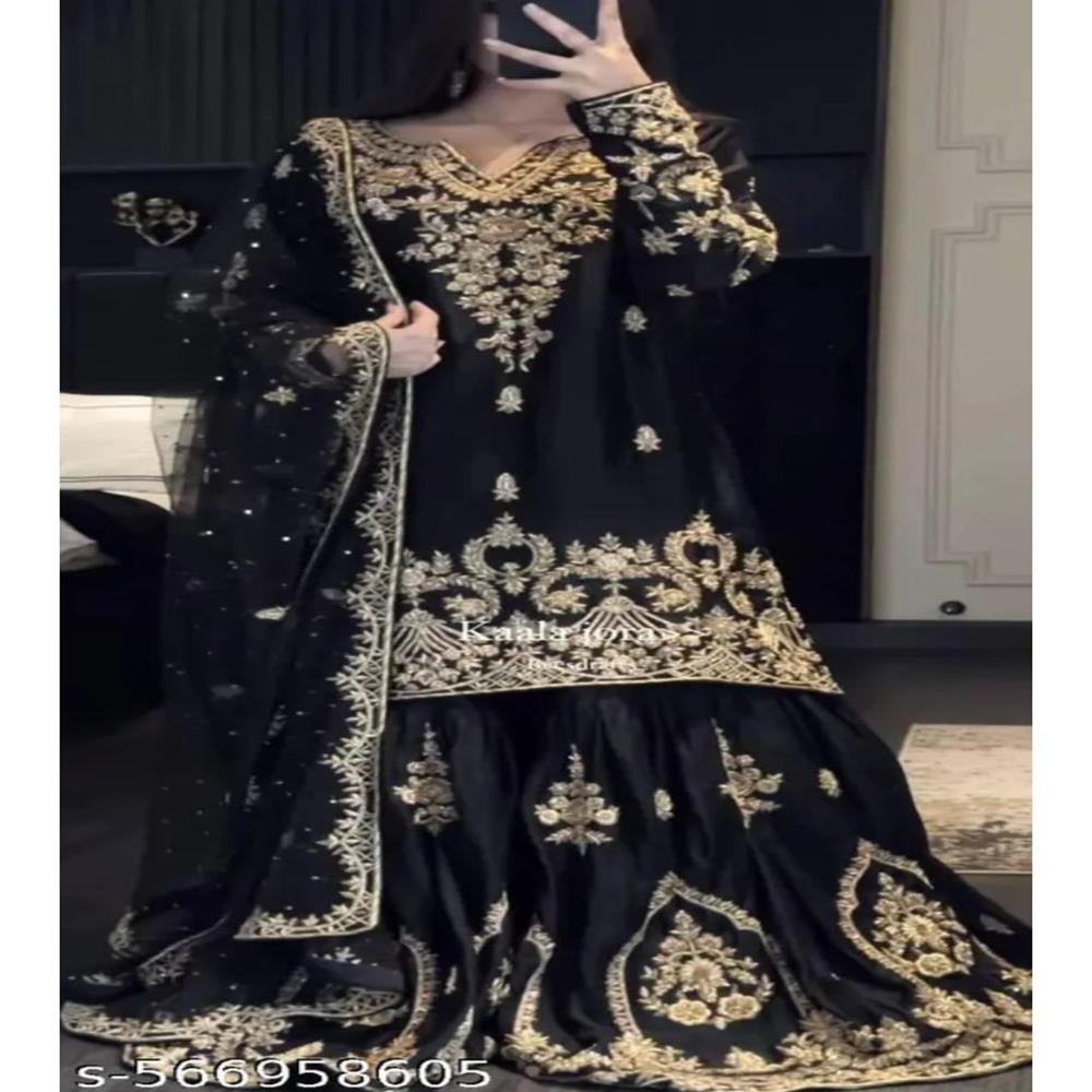 Pakistani 3 Piece Suit - Bust Size: 42 Inch (In)