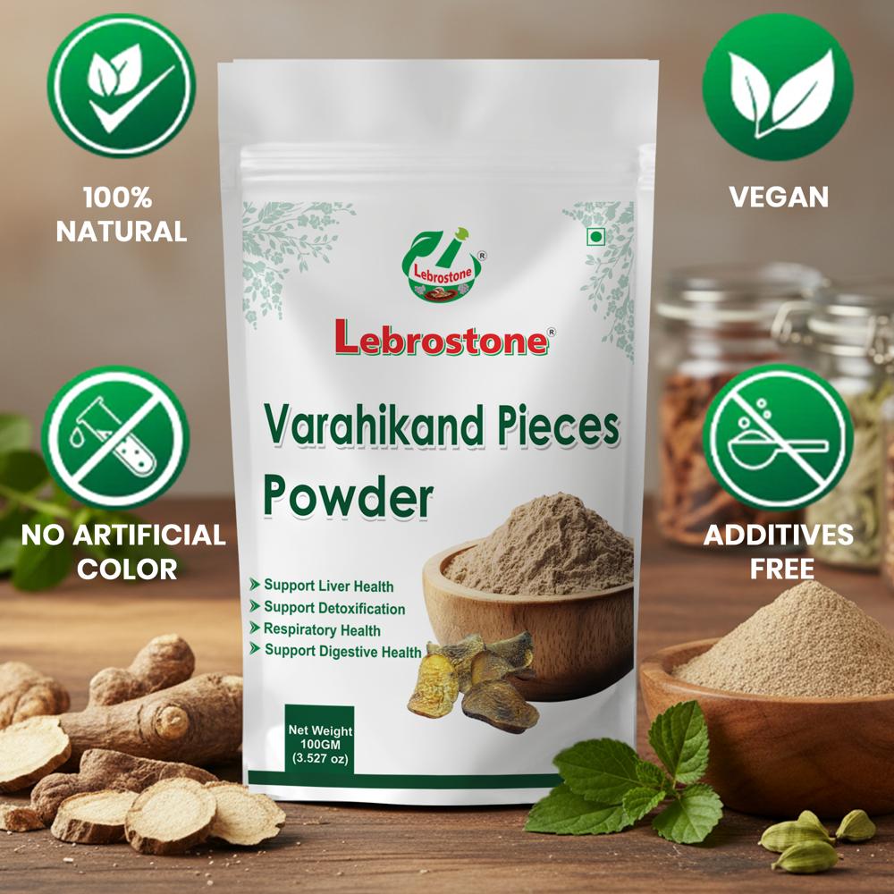 Lebrostone Varahikand Powder  Digestive Health, Liver Detox & Immunity Support(100gm)