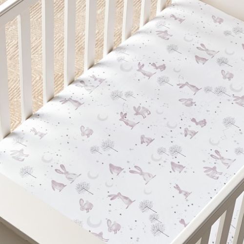 100% cotton baby crib sheets