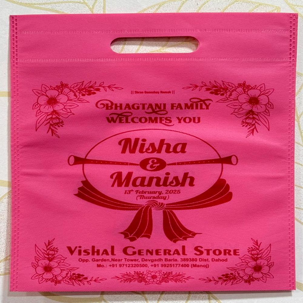 Non Woven D-Cut Printed Bag