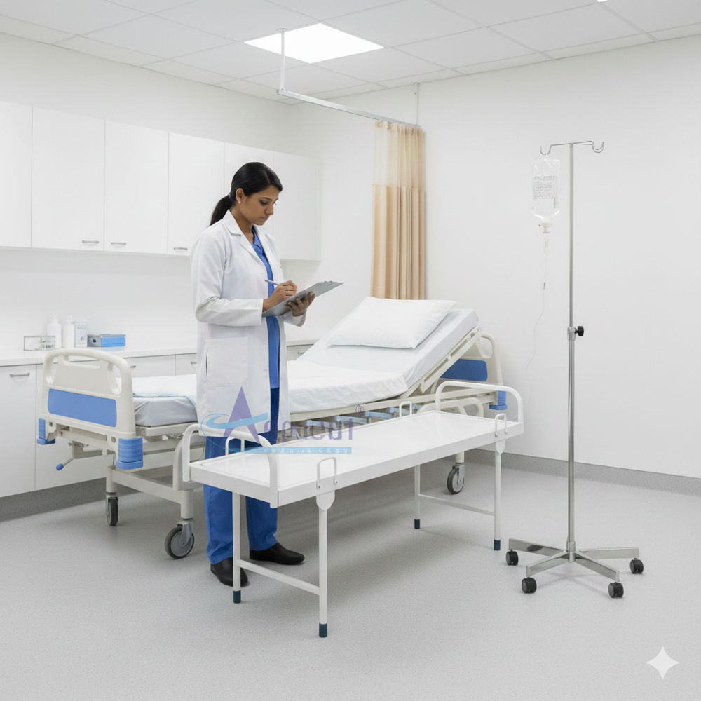 Hospital Attendant Bed