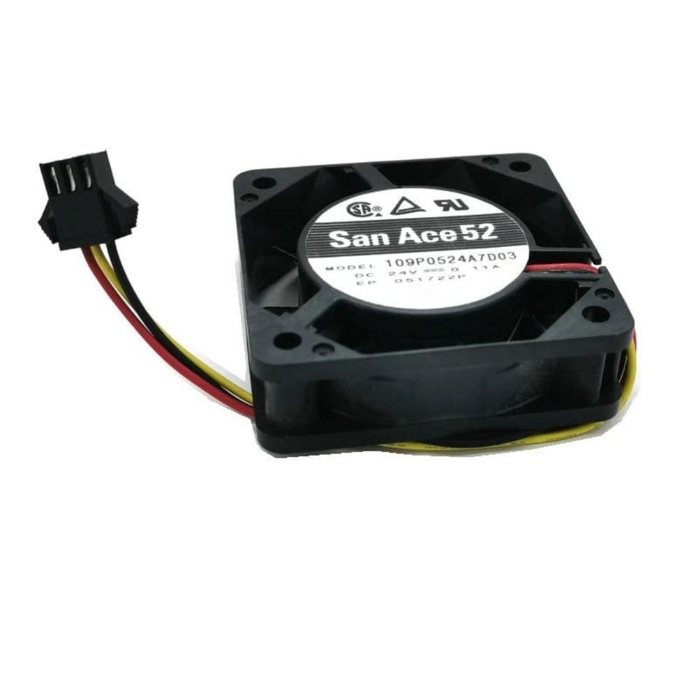 SANACE 109P0524A7D03 24V DC 0.11A 5015mm 5cm 3-Wire Inverter Industrial Axial Cooling Fan 