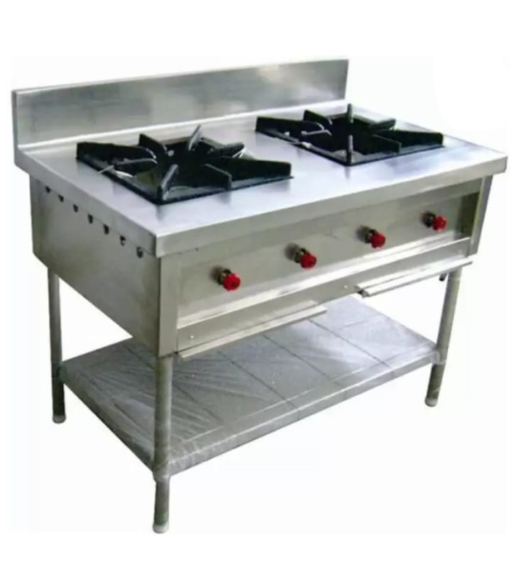 SS Two Burner Gas Range
