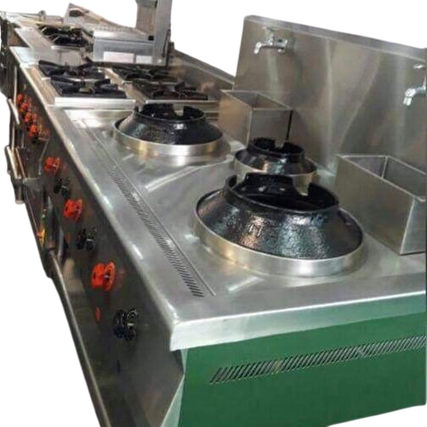 Stainless Steel Chinese Cooking Range