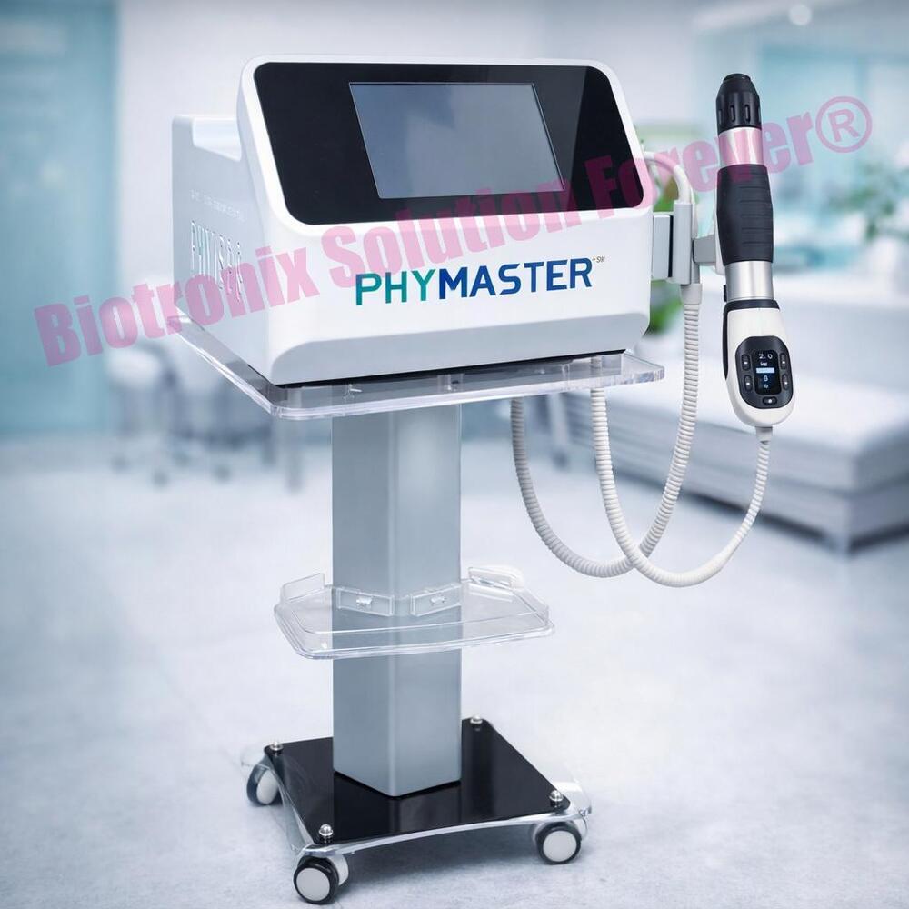 Phymaster Shockwave Physiotherapy Machine for Sports & Rehab Use