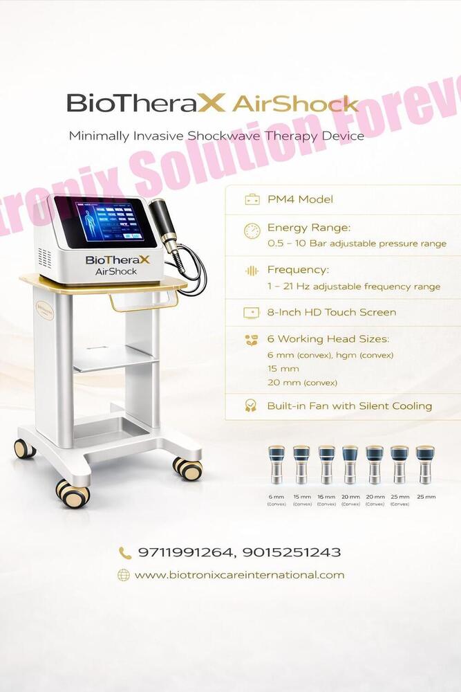 Phymaster Shockwave Physiotherapy Machine for Sports & Rehab Use