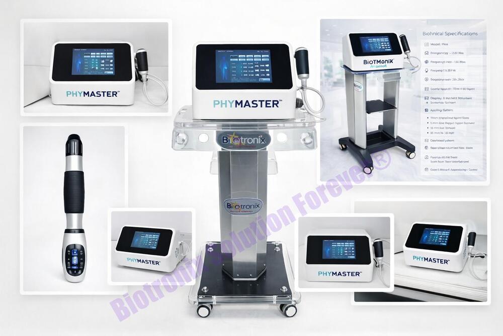 Phymaster Shockwave Physiotherapy Equipment for Professional Clinics
