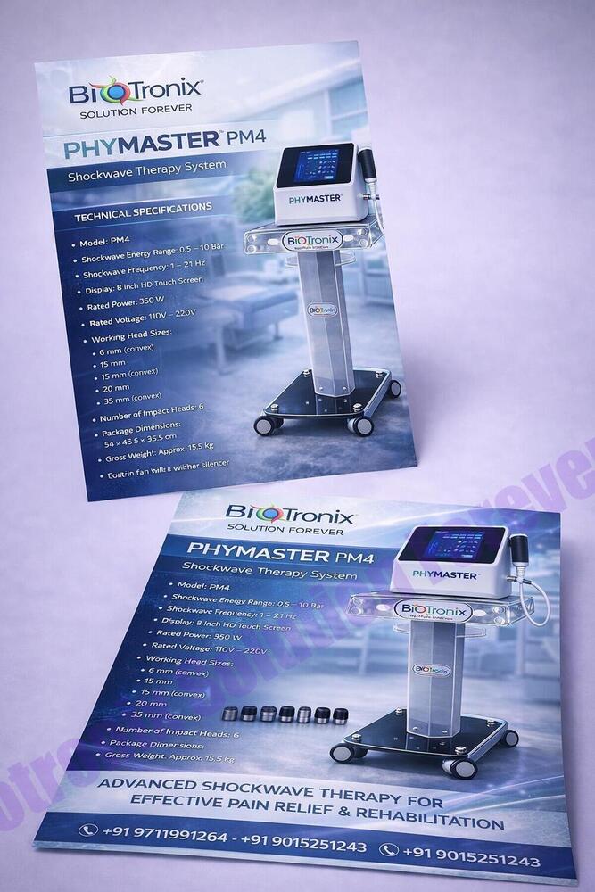 Phymaster Shockwave Therapy System for Non-Invasive Pain Relief