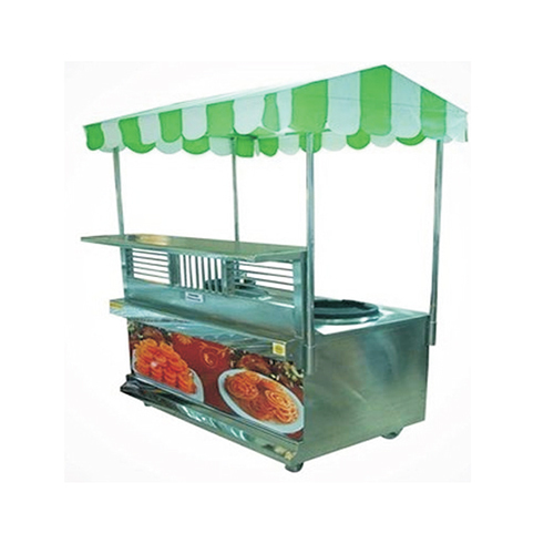 Stainless Steel Street Food Cart