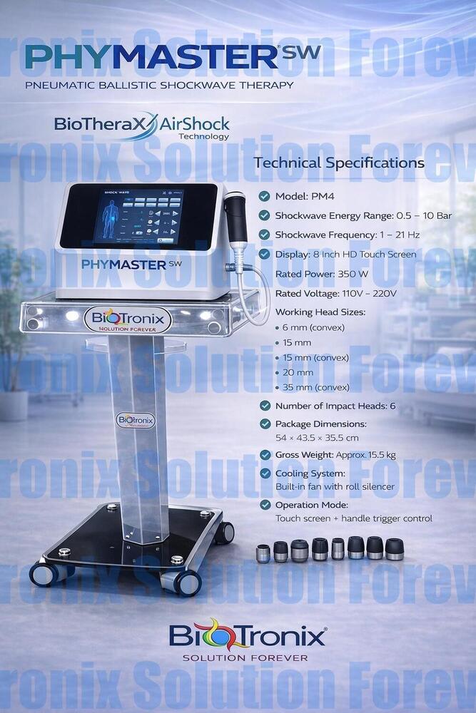 Phymaster Shockwave Shockwave Therapy Machine for Clinical Pain Care