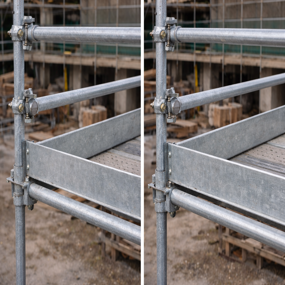 Ms Railing Toe Guard Aluminium Toe Board Guard - Application: Construction at 1416.00 INR in ...