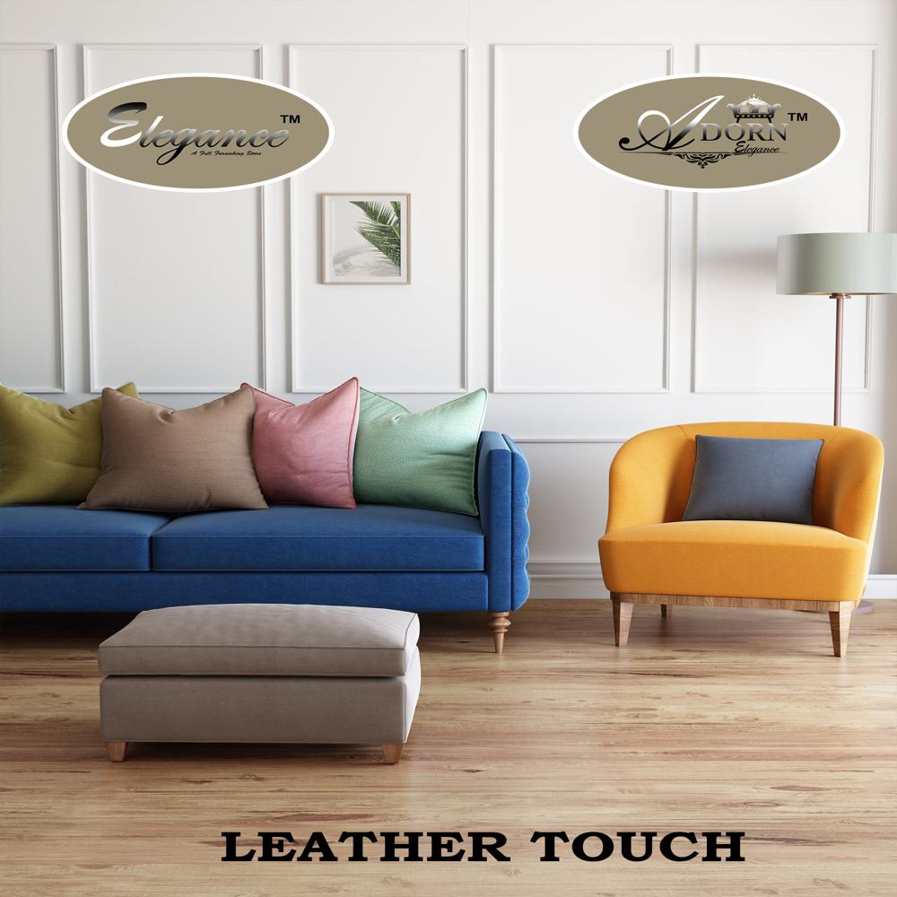 Leather touch sofa fabric
