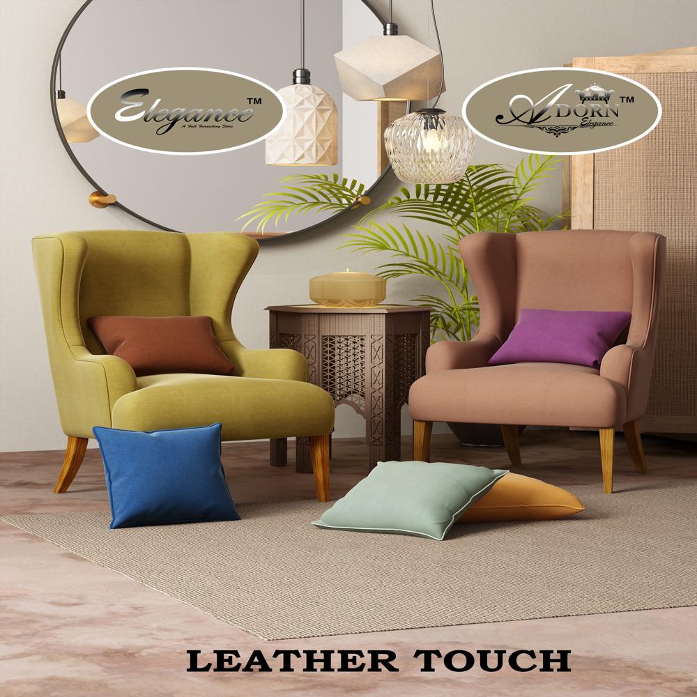 Leather touch sofa fabric