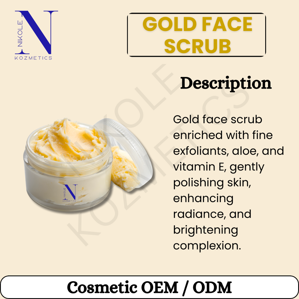 Gold Face Scrub