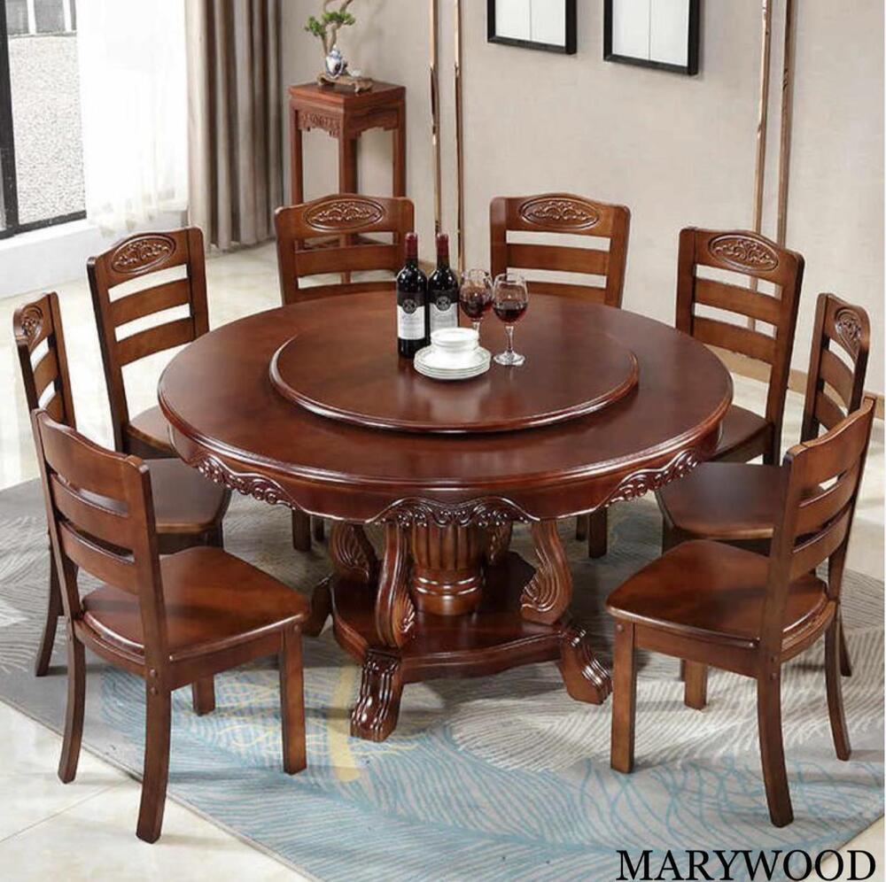 Wooden Dining Set - Color: Brown