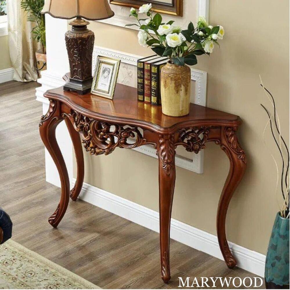 Wooden Console Table - Color: Black