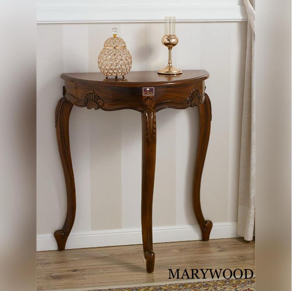 Wooden Console Table - Color: Black