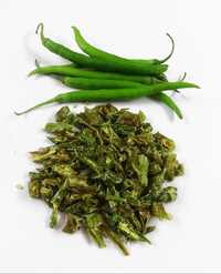 Natural Solar Dried Green Chilli Flakes