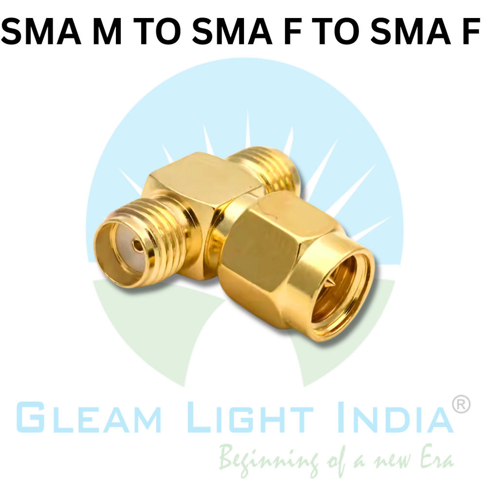 RF Adaptor SMA Male to SMA Female to SMA Female