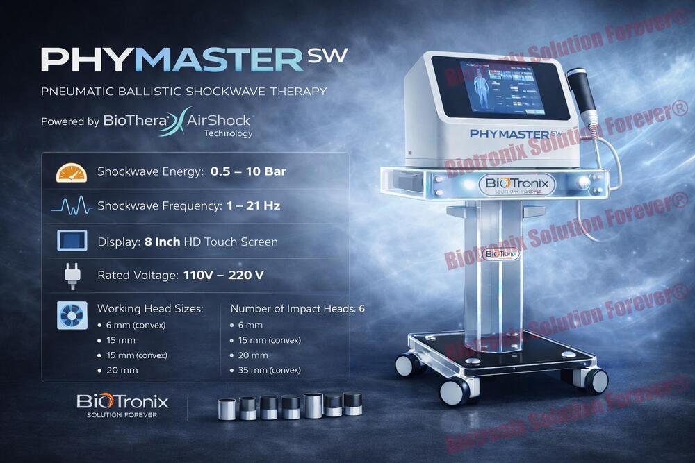 Phymaster Shockwave Physiotherapy Machine for Advanced Pain Relief