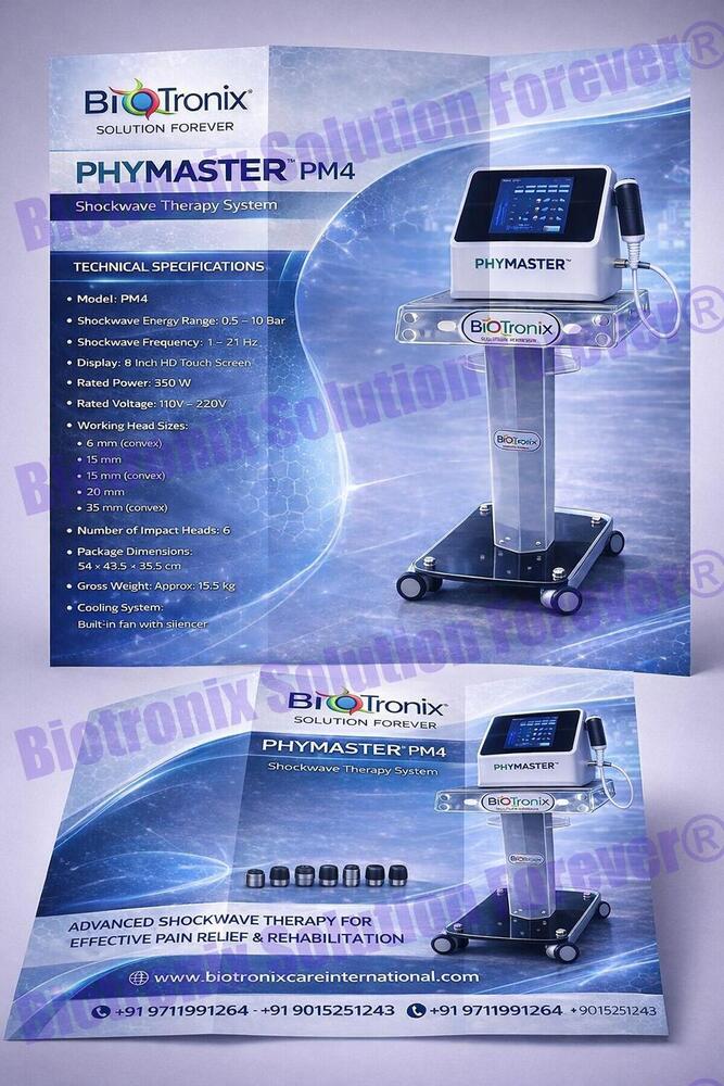 Phymaster Shockwave Advanced Shockwave Therapy Machine for Rehab