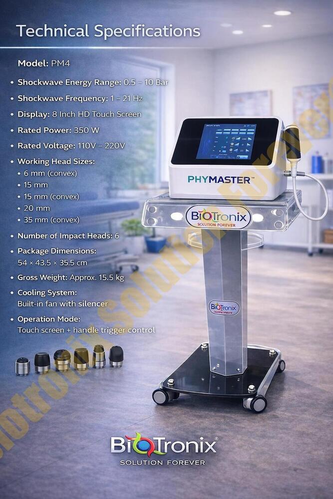 Phymaster Shockwave Shockwave Therapy Equipment for Muscle Recovery