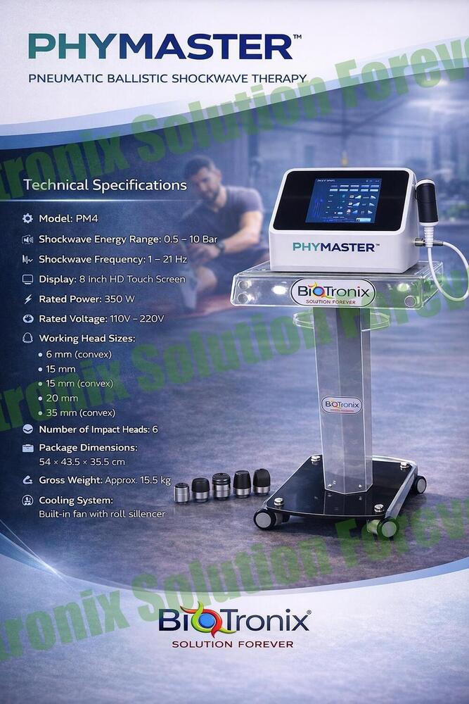 Phymaster Shockwave Physiotherapy Device for Clinical Rehabilitation
