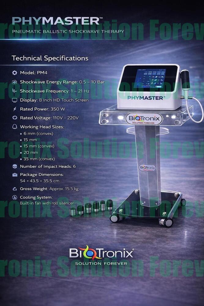 Phymaster Shockwave Shockwave Therapy System for Physiotherapy Centers
