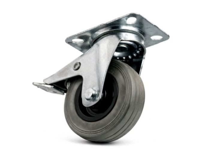 Castor Wheel - Color: Silver