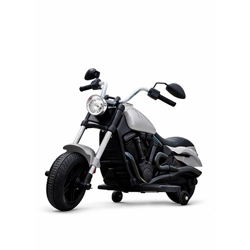 Gray Kids Electric Bikes Chopper