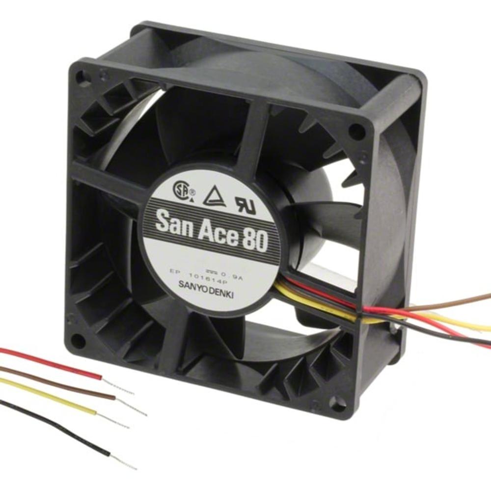 SANACE 9GA0824P1S61 24V DC 0.47A 8038mm Ball Bearing Industrial Axial Cooling Fan