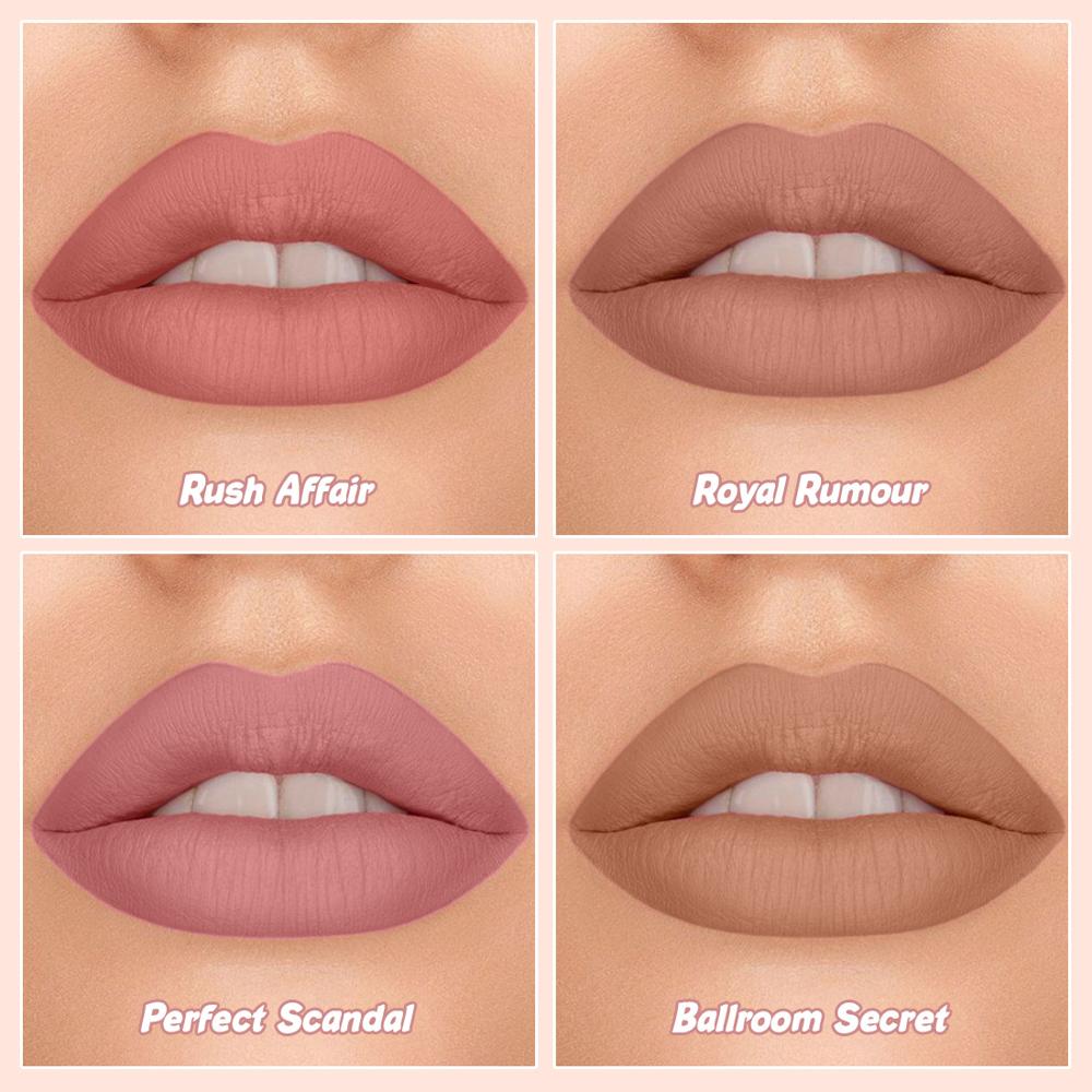 Comfy Matte Liquid Lipstick 3ml- Ballroom Secret (04) - Attributes: Waterproof