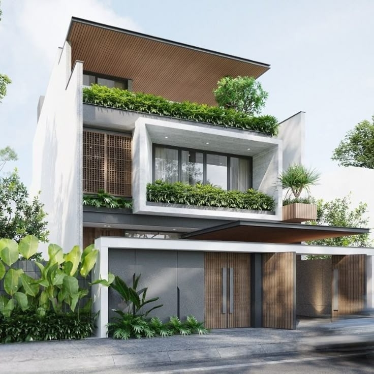 Terrace Garden Luxury Elevation