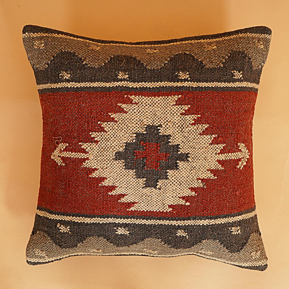 Indian Hndmade Jute Pillow Cover Sofa Decor Home Decor