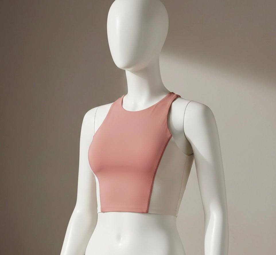 Women Sleeveless Crop Top - Bust Size: 32 Inch (in)