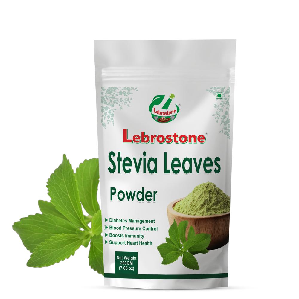 Lebrostone Stevia Leaves  Natural Sugar Alternative, Weight Management & Blood Sugar Support(200gm) - Age Group: For Adults