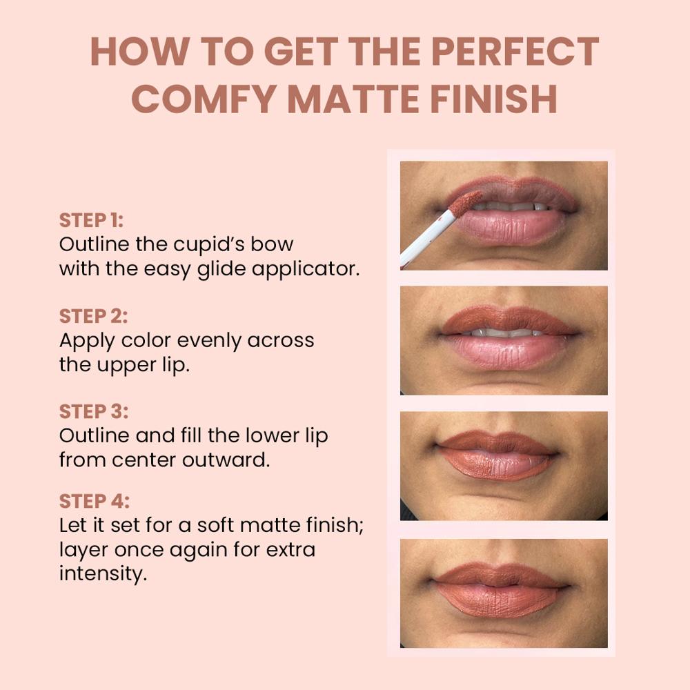 COMFY MATTE LIQUID LIPSTICK 3ML- ROYAL RUMOUR 02