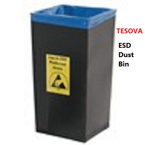 Esd Dust Bin - Application: Used For Collecting And Disposing Of Esd-Sensitive Waste Materials In Cleanrooms