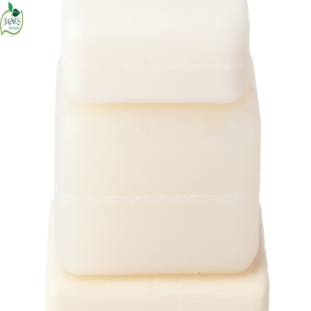 Ultra White Soap Base - Solid Bath Soap, Middle Foam | Self Logo, Non-transparent Formula
