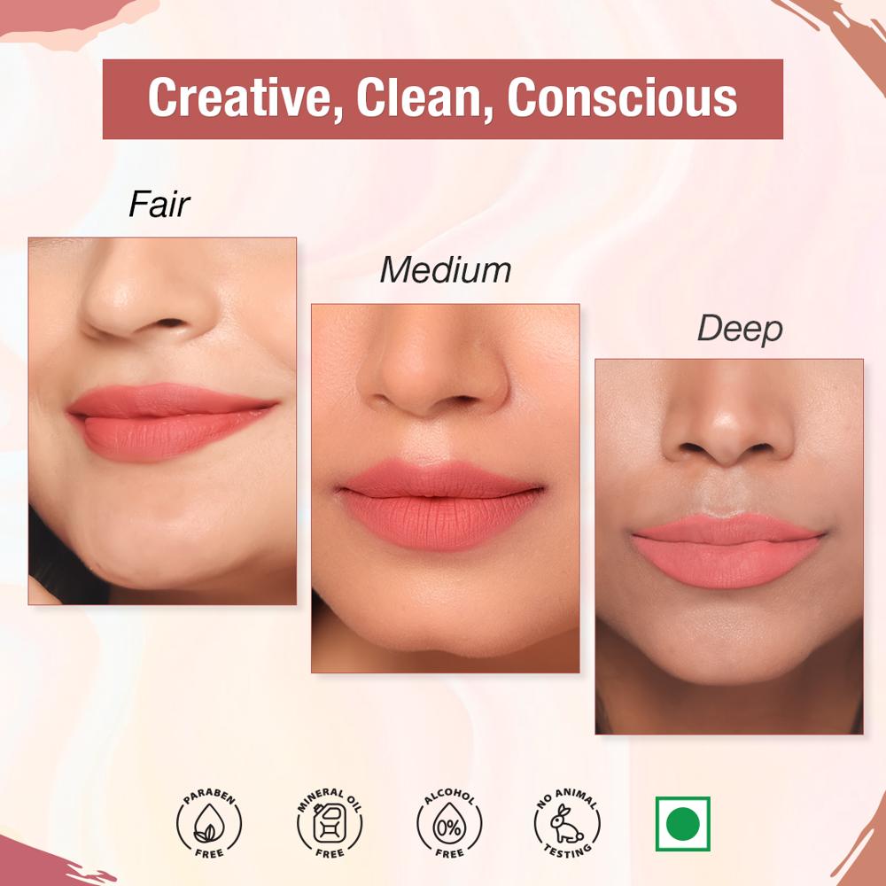 Matte Velvet Longstay Liquid Lipstick - | Blush Nude | Nude Pink