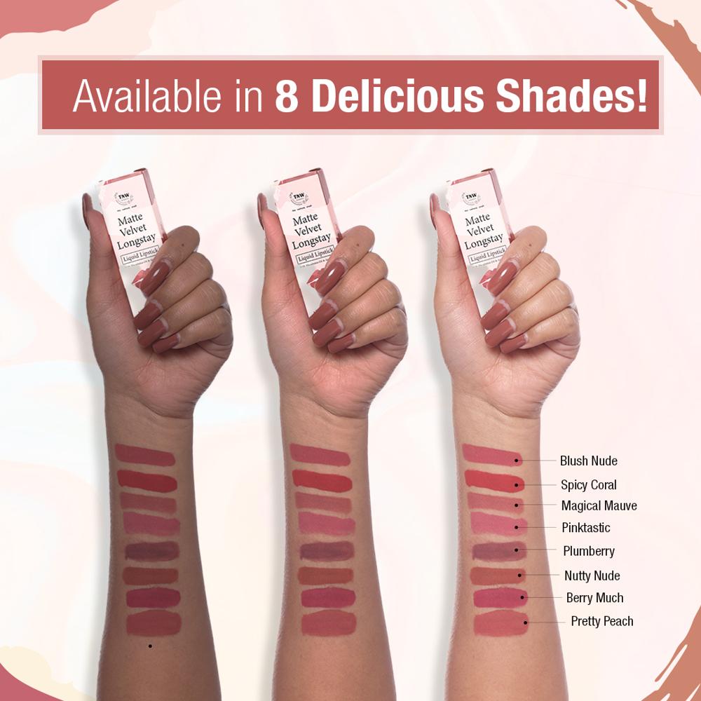 Matte Velvet Longstay Liquid Lipstick - 03 - Magical Mauve - 5ml