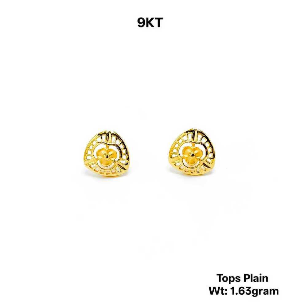 9KT New Design Gold Tops Plain