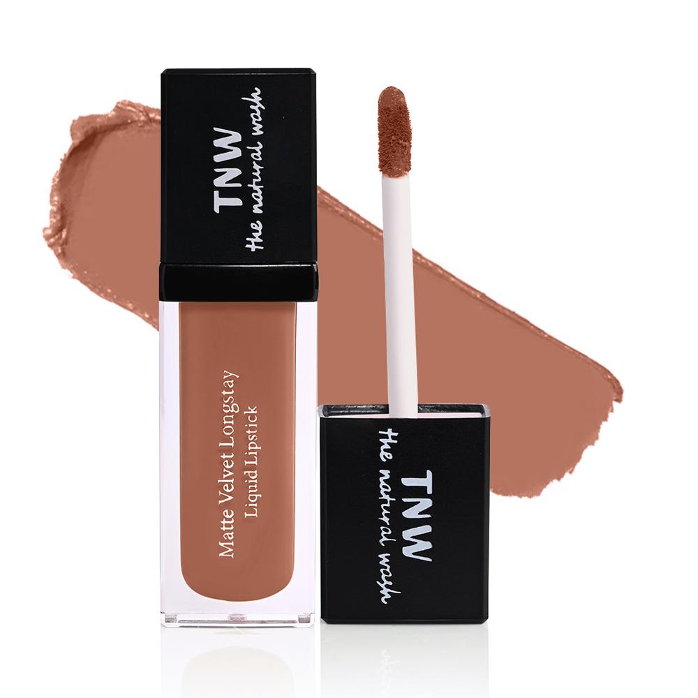 Matte Velvet Longstay Liquid Lipstick - 06 -Nutty Nude - 5ml
